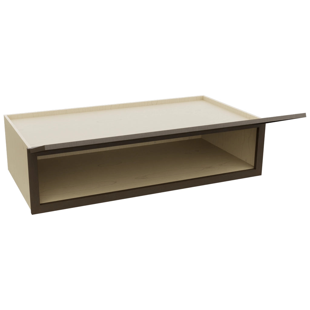Fabuwood Luxe Canyon Oak W481224LU Wall Deep Cabinet, Open View