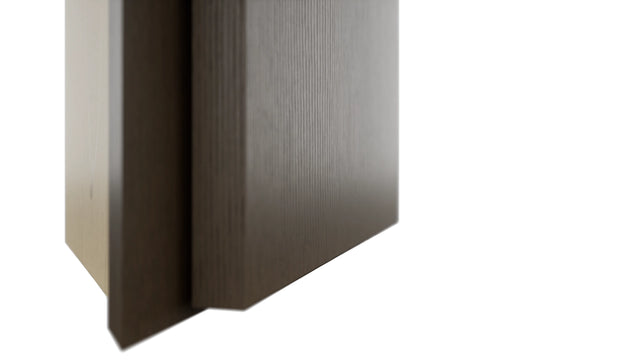 Fabuwood Luxe Canyon Oak WAE1239 Wall Angle End Cabinet, Detail View