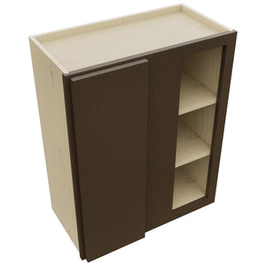 Fabuwood Luxe Canyon Oak WBC2430 Wall Corner Blind Cabinet, Top View