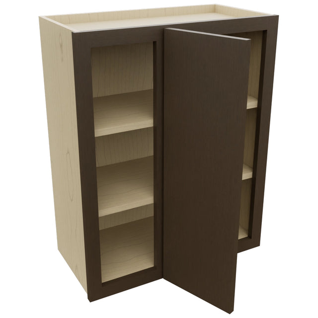 Fabuwood Luxe Canyon Oak WBC2430 Wall Corner Blind Cabinet, Open View