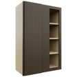 Fabuwood Luxe Canyon Oak WBC2436 Wall Corner Blind Cabinet, Front View