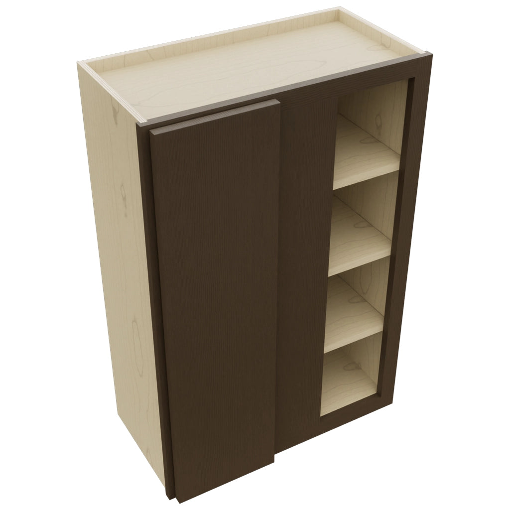 Fabuwood Luxe Canyon Oak WBC2436 Wall Corner Blind Cabinet, Top View