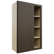 Fabuwood Luxe Canyon Oak WBC2439 Wall Corner Blind Cabinet, Front View