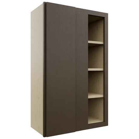 Fabuwood Luxe Canyon Oak WBC2439 Wall Corner Blind Cabinet, Front View