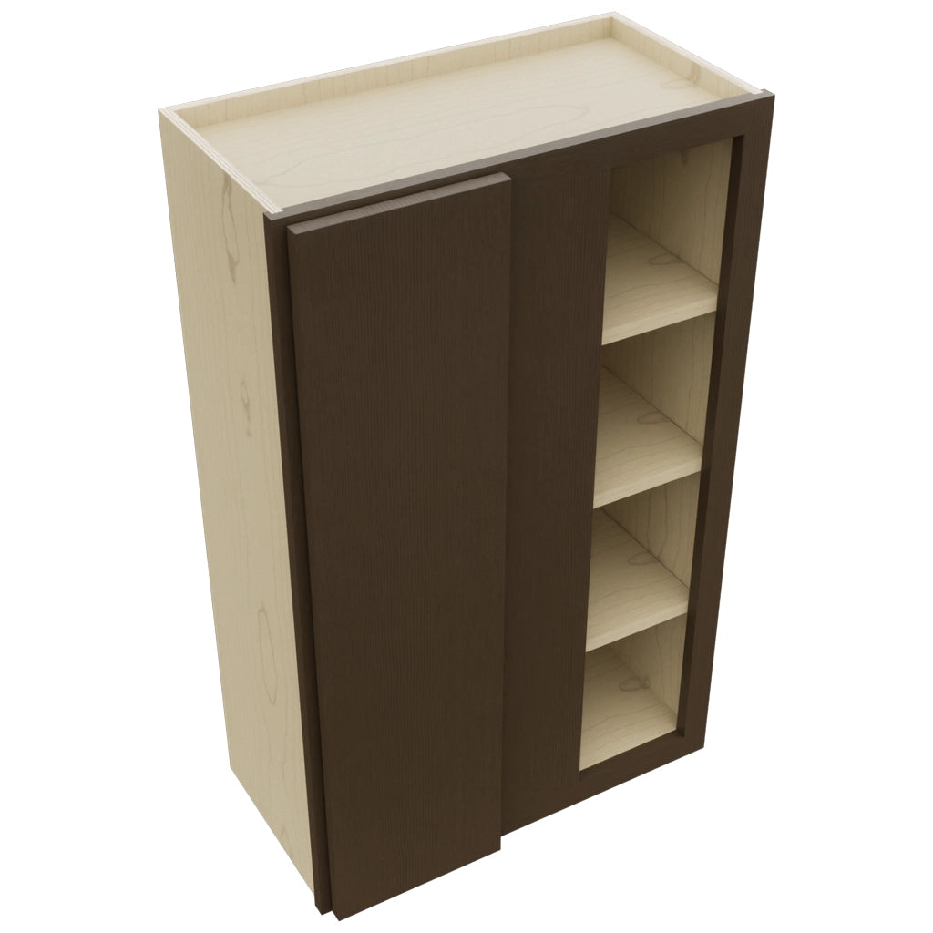Fabuwood Luxe Canyon Oak WBC2439 Wall Corner Blind Cabinet, Top View