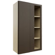 Fabuwood Luxe Canyon Oak WBC2442 Wall Corner Blind Cabinet, Front View
