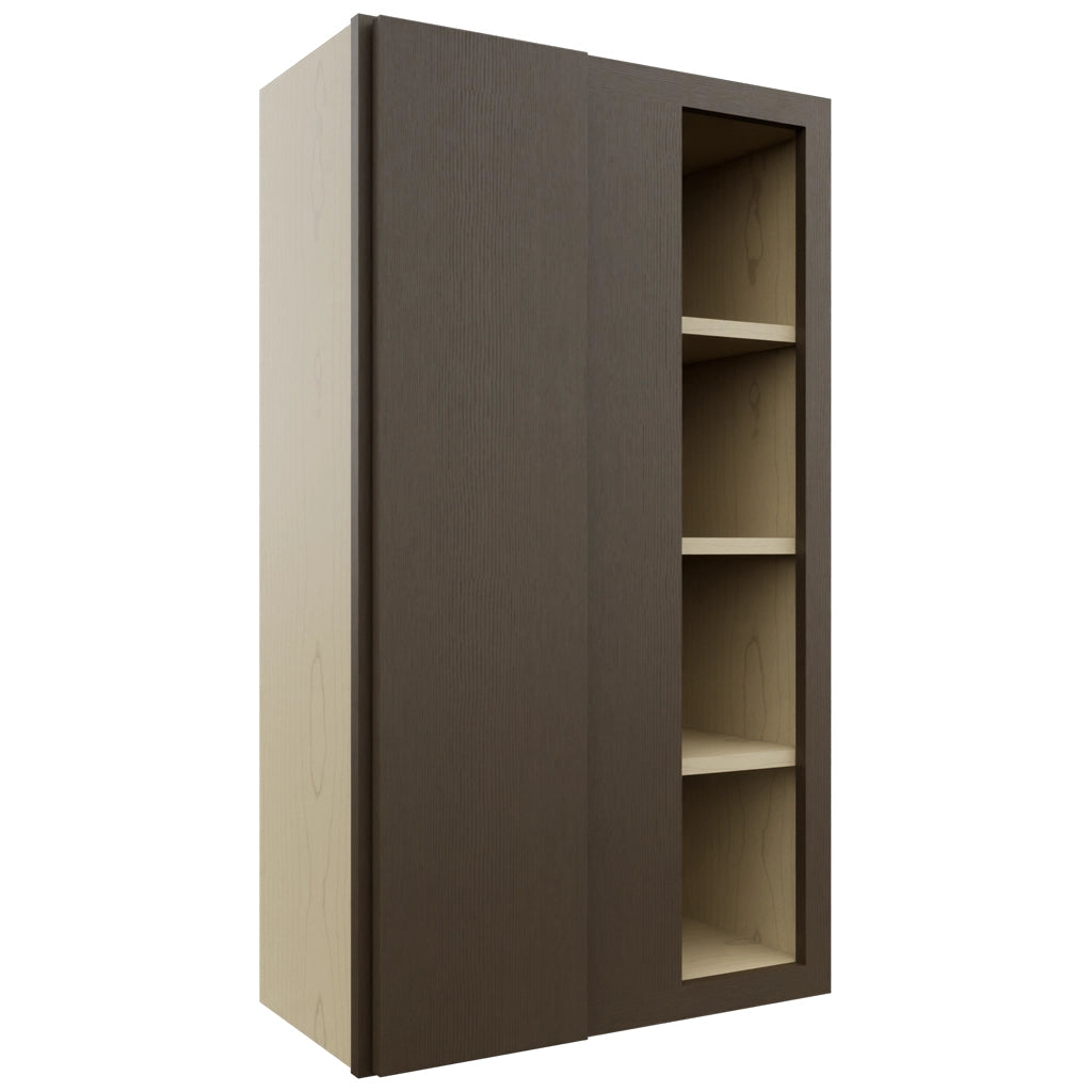 Fabuwood Luxe Canyon Oak WBC2442 Wall Corner Blind Cabinet, Front View