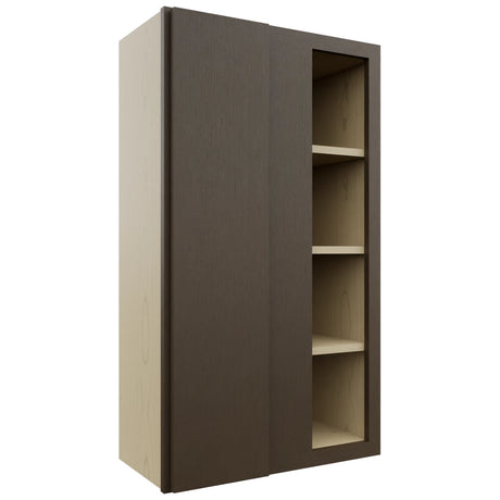 Fabuwood Luxe Canyon Oak WBC2442 Wall Corner Blind Cabinet, Front View