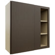 Fabuwood Luxe Canyon Oak WBC3030 Wall Corner Blind Cabinet, Front View