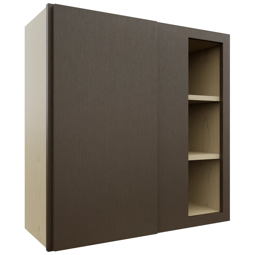 Fabuwood Luxe Canyon Oak WBC3030 Wall Corner Blind Cabinet, Front View