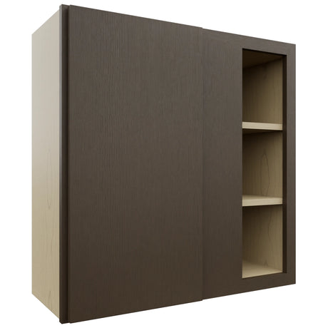 Fabuwood Luxe Canyon Oak WBC3030 Wall Corner Blind Cabinet, Front View
