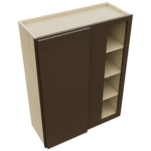 Fabuwood Luxe Canyon Oak WBC3039 Wall Corner Blind Cabinet, Top View