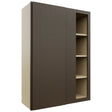 Fabuwood Luxe Canyon Oak WBC3042 Wall Corner Blind Cabinet, Front View