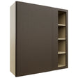 Fabuwood Luxe Canyon Oak WBC3639 Wall Corner Blind Cabinet, Front View