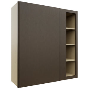 Fabuwood Luxe Canyon Oak WBC3639 Wall Corner Blind Cabinet, Front View