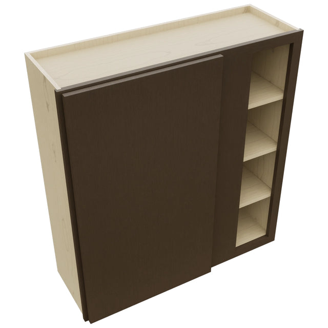 Fabuwood Luxe Canyon Oak WBC3639 Wall Corner Blind Cabinet, Top View