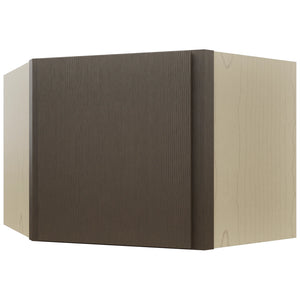 Fabuwood Luxe Canyon Oak WDC2418 Wall Corner Diagonal Cabinet, Front View