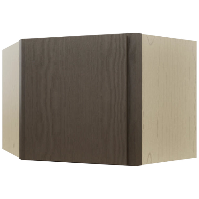Fabuwood Luxe Canyon Oak WDC2418 Wall Corner Diagonal Cabinet, Front View