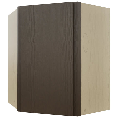 Fabuwood Luxe Canyon Oak WDC2430 Wall Corner Diagonal Cabinet, Front View