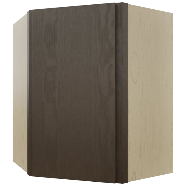Fabuwood Luxe Canyon Oak WDC2430 Wall Corner Diagonal Cabinet, Front View