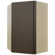 Fabuwood Luxe Canyon Oak WDC2436 Wall Corner Diagonal Cabinet, Front View