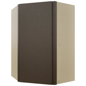 Fabuwood Luxe Canyon Oak WDC2436 Wall Corner Diagonal Cabinet, Front View