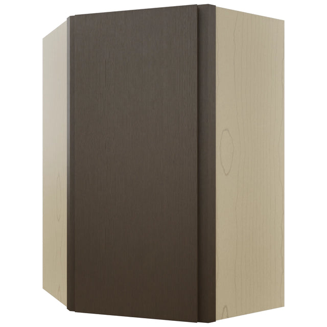 Fabuwood Luxe Canyon Oak WDC2436 Wall Corner Diagonal Cabinet, Front View