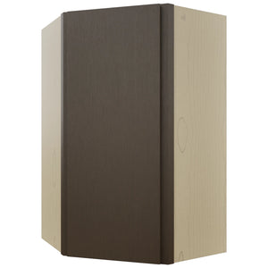 Fabuwood Luxe Canyon Oak WDC2439 Wall Corner Diagonal Cabinet, Front View