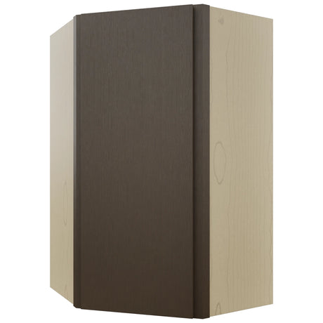 Fabuwood Luxe Canyon Oak WDC2439 Wall Corner Diagonal Cabinet, Front View