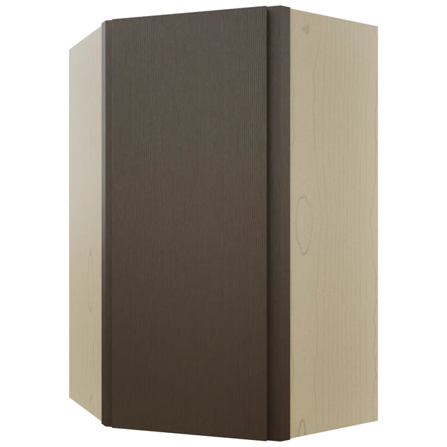 Fabuwood Luxe Canyon Oak WDC2439 Wall Corner Diagonal Cabinet, Front View
