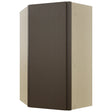 Fabuwood Luxe Canyon Oak WDC2442 Wall Corner Diagonal Cabinet, Front View