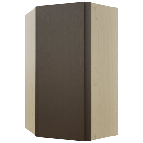Fabuwood Luxe Canyon Oak WDC2442 Wall Corner Diagonal Cabinet, Front View