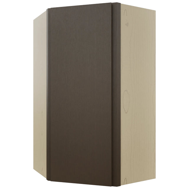 Fabuwood Luxe Canyon Oak WDC2442 Wall Corner Diagonal Cabinet, Front View