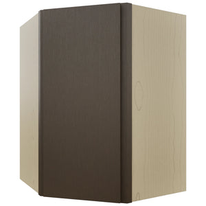 Fabuwood Luxe Canyon Oak WDC2736 Wall Corner Diagonal Cabinet, Front View