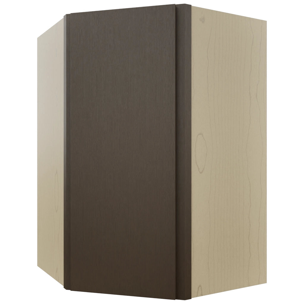Fabuwood Luxe Canyon Oak WDC2739 Wall Corner Diagonal Cabinet, Front View
