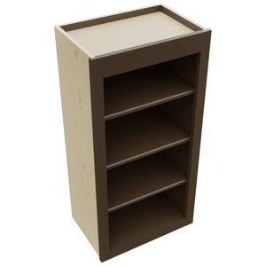 Fabuwood Luxe Canyon Oak WOS1836 Wall Open Shelf, Top View