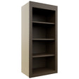 Fabuwood Luxe Canyon Oak WOS1839 Wall Open Shelf, Front View