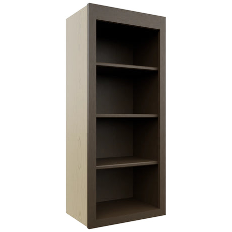 Fabuwood Luxe Canyon Oak WOS1842 Wall Open Shelf, Front View
