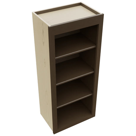 Fabuwood Luxe Canyon Oak WOS1842 Wall Open Shelf, Top View
