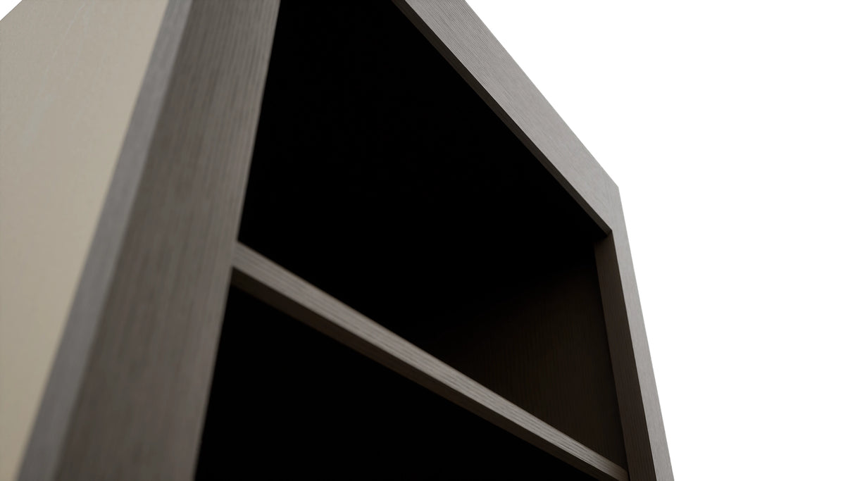 Fabuwood Luxe Canyon Oak WOS1842 Wall Open Shelf, Detail View