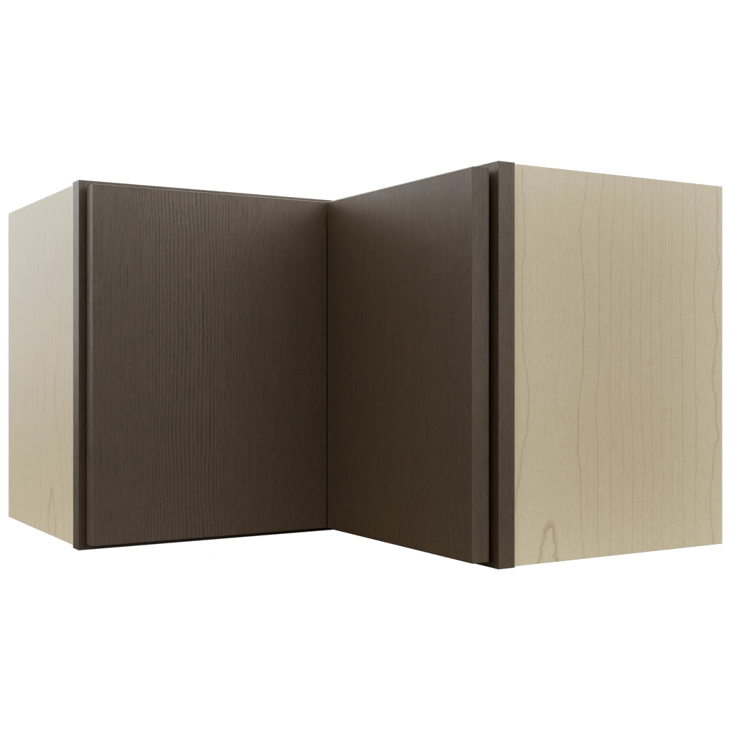 Fabuwood Luxe Canyon Oak WPC2415 Wall Corner Pie Cabinet, Front View