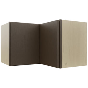 Fabuwood Luxe Canyon Oak WPC2415 Wall Corner Pie Cabinet, Front View