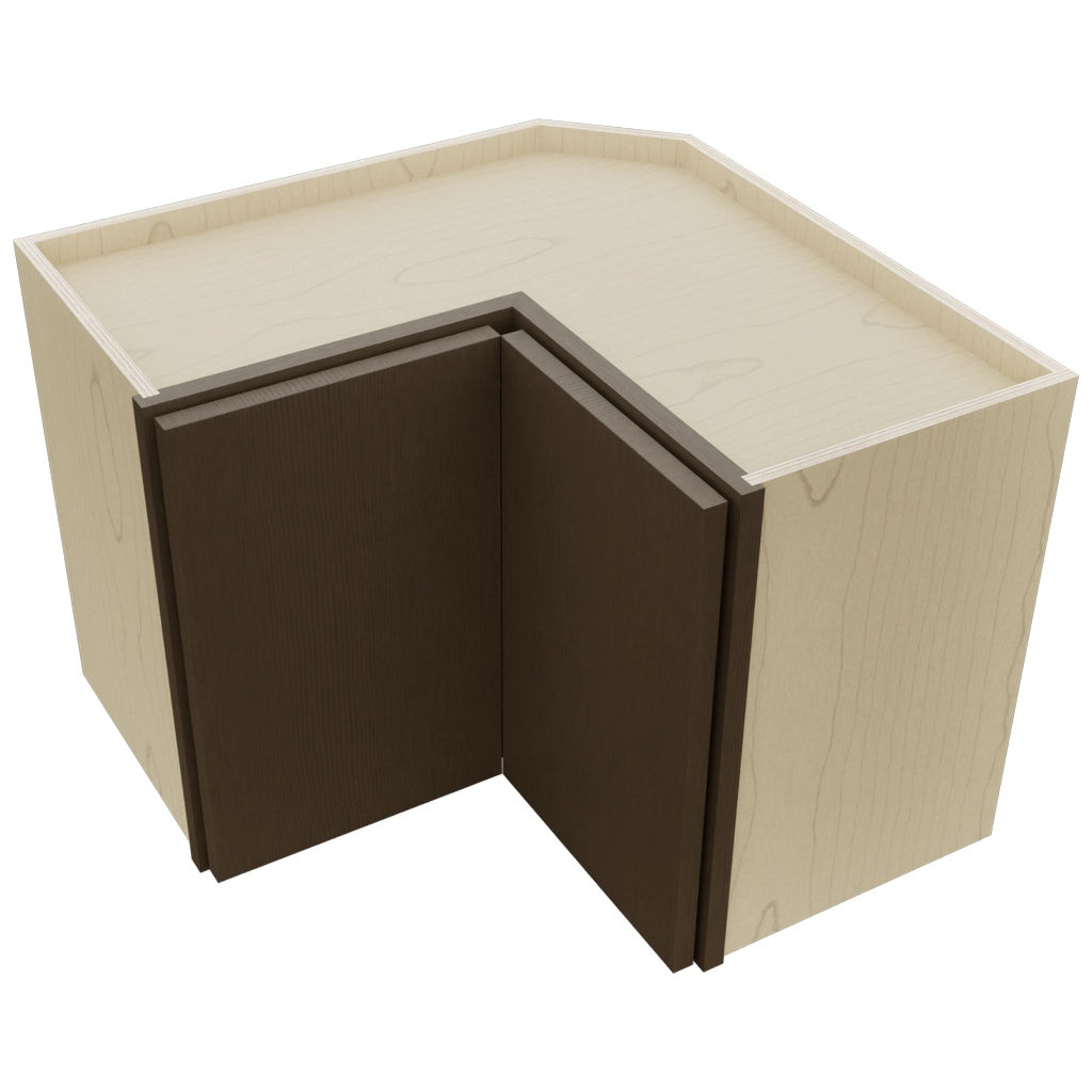 Fabuwood Luxe Canyon Oak WPC2418 Wall Corner Pie Cabinet, Top View