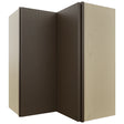 Fabuwood Luxe Canyon Oak WPC2430 Wall Corner Pie Cabinet, Front View