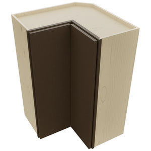 Fabuwood Luxe Canyon Oak WPC2436 Wall Corner Pie Cabinet, Top View