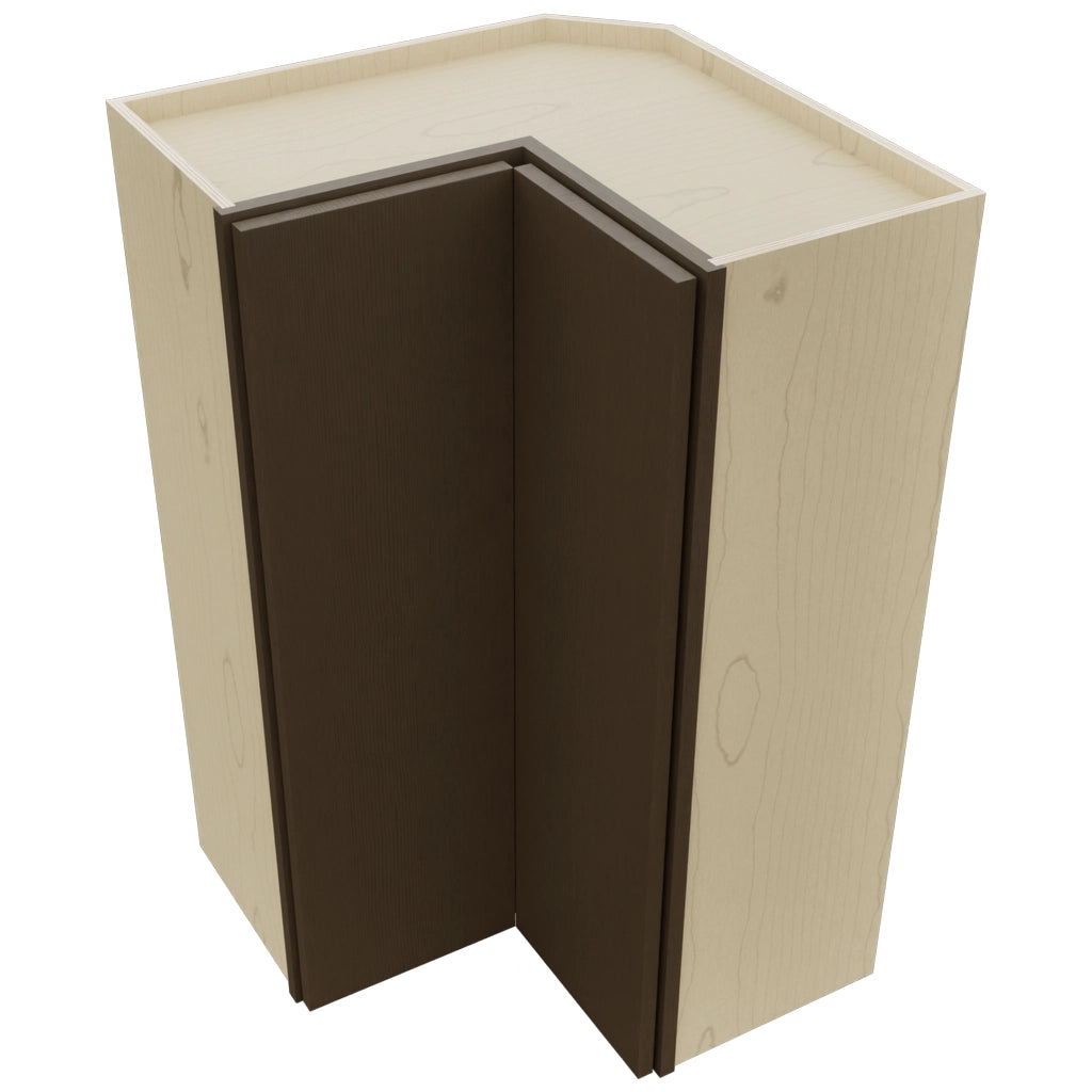 Fabuwood Luxe Canyon Oak WPC2439 Wall Corner Pie Cabinet, Top View