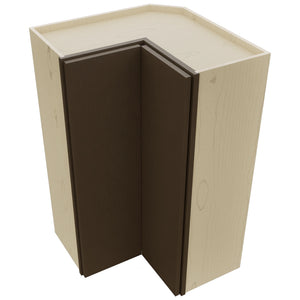Fabuwood Luxe Canyon Oak WPC2439 Wall Corner Pie Cabinet, Top View