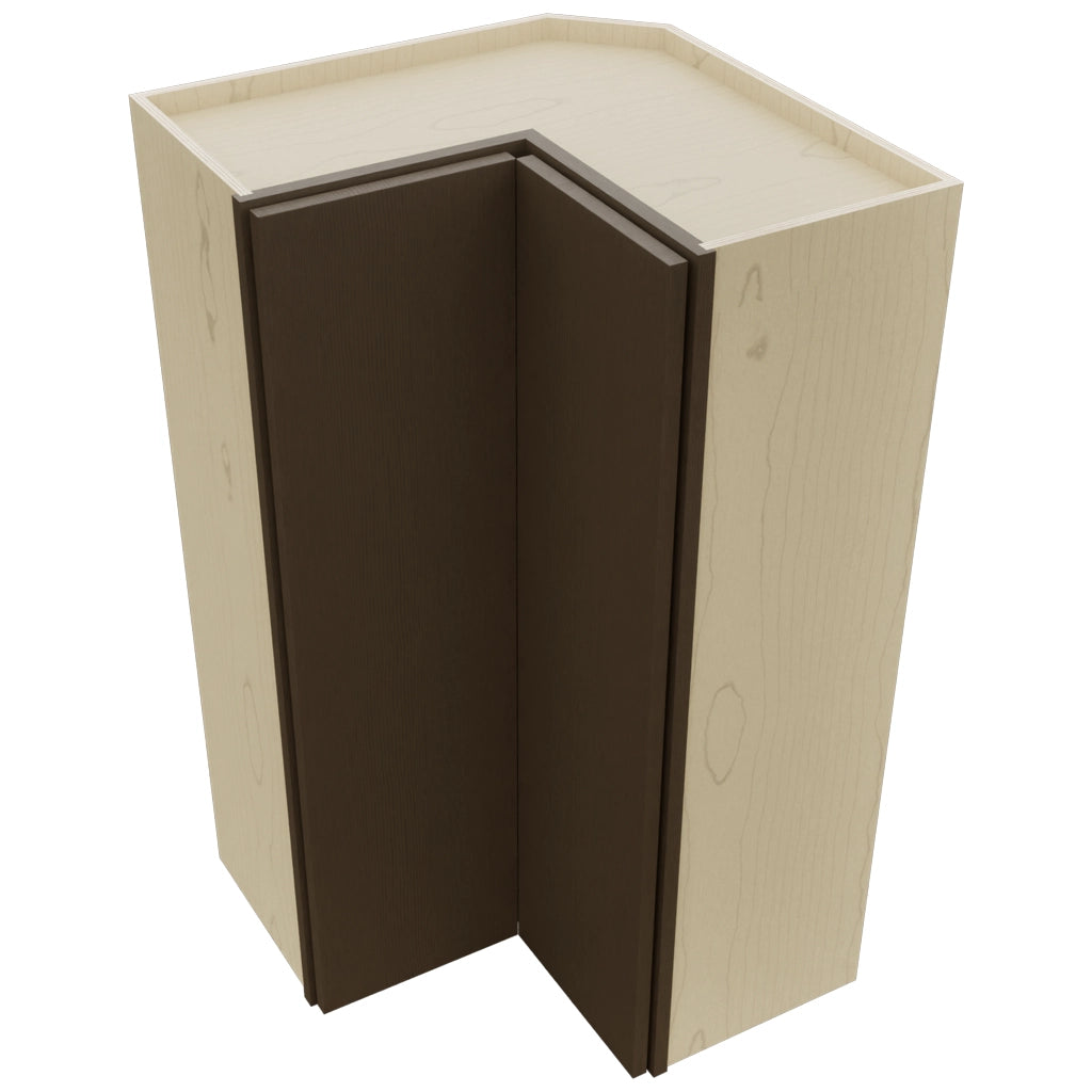 Fabuwood Luxe Canyon Oak WPC2442 Wall Corner Pie Cabinet, Top View