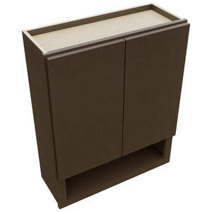 Fabuwood Luxe Canyon Oak WVS2430 Vanity Wall Storage, Top View
