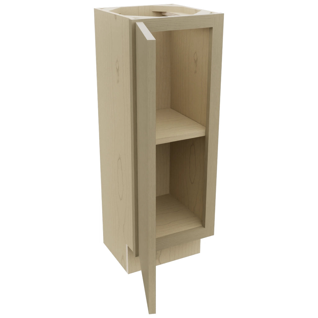 Fabuwood Luxe Desert Oak B12FD-12D Base Full Door Cabinet, Open View